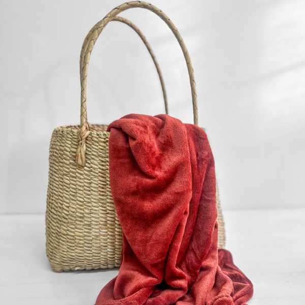 Fleece Blanket - Rust